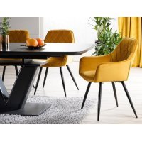 Scaun Tapitat LINEA VELVET Genarom SN Gri / Bluvel 14